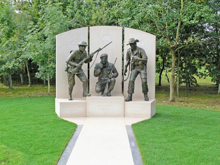 Devon and Dorset Regimental Memorial by Vivien Mallock