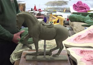 Newent Valegro Sculpture Project- Bring on the wax maquettes
